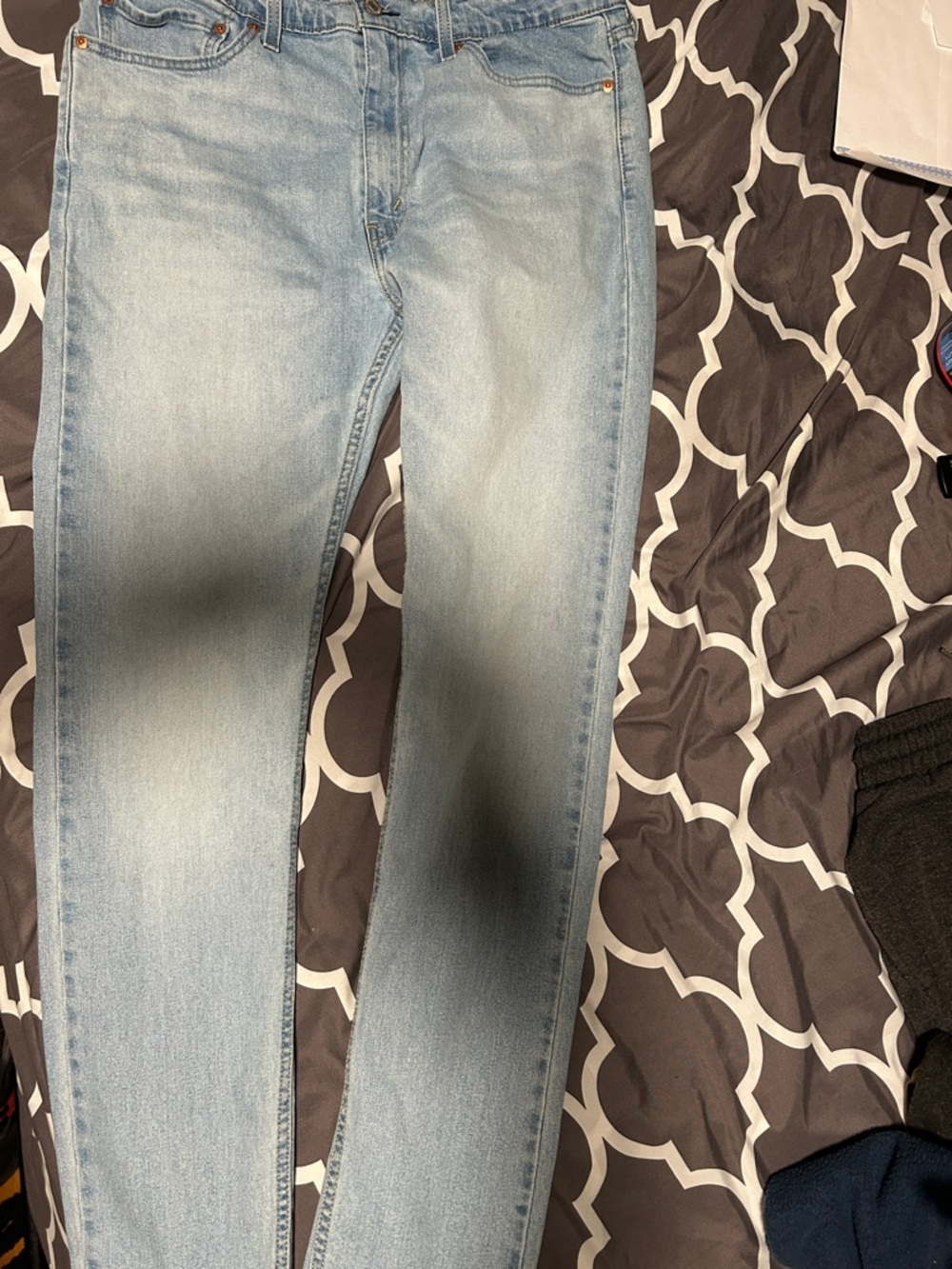 Levi's Light Blue Skinny Men's Jeans - Picture 3 of 3